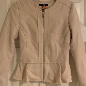 H&M Nude Blazer with middle Zipper